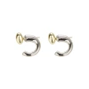 925 إبرة فضية، ذهب وأقراط من نوع جيم، قرطين كوريين متقاربين Item Picture